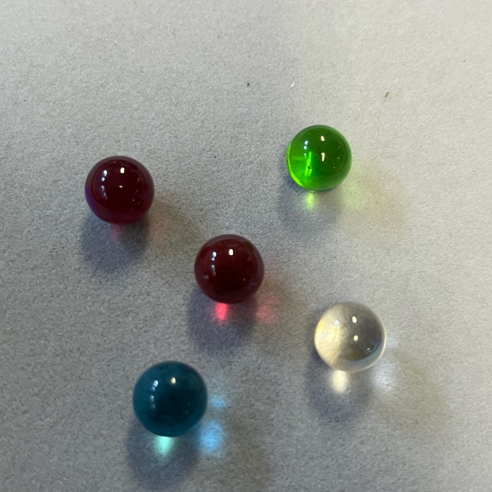 10 MM ROUND GLASS STONES FOR INTERCHANGEABLE RINGS PENDANTS - Picture 2 of 3